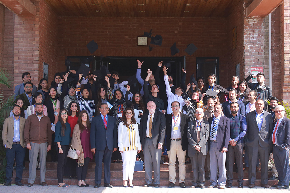 First graduating class of Nielsen Academy in Pakistan celebrates. 