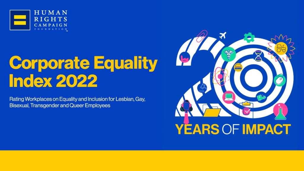 닐슨, 인권 캠페인의 2022 기업 평등 지수에서 9년 연속 만점 획득